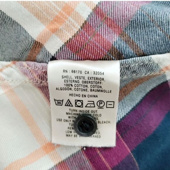 ANTHROPOLOGIE HOLDING HORSES SEAMED PLAID FLANNEL TUNIC SIZE XS - Picture 5 of 6